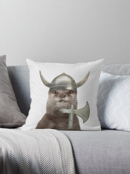 Vista previa del artículo con la obra «Ilustración de nutria», diseñado y vendido por taiprints.