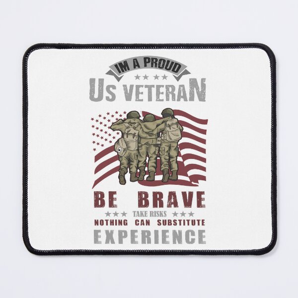 Item preview, I'm A Proud US Veteran Be Brave designed and sold by protegra.