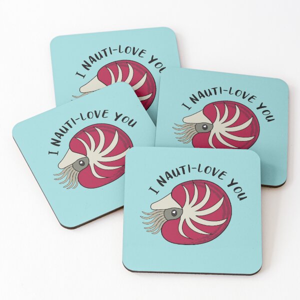 Item preview, I Nauti-love You Valentines Day Nautilus designed and sold by Gottalottarocks.