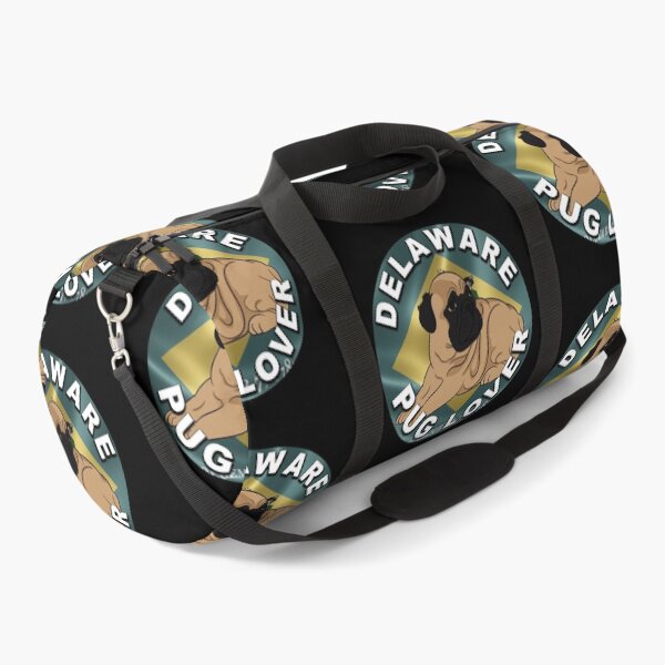 Item preview, Delaware pug lover, flag artistic style 2 dog designed and sold by SamRVstore.
