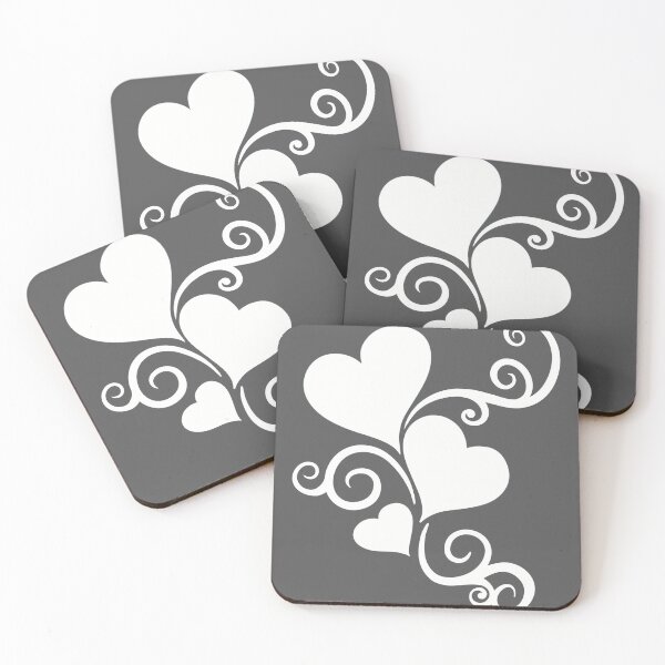 Item preview, Hearts & Swirls with the word ART inside hearts  designed and sold by MunsyArt.