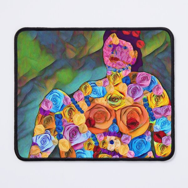 Item preview, "Curvy Caitlin (7)"  voluptuous nude painted in roses designed and sold by pulchritude560.
