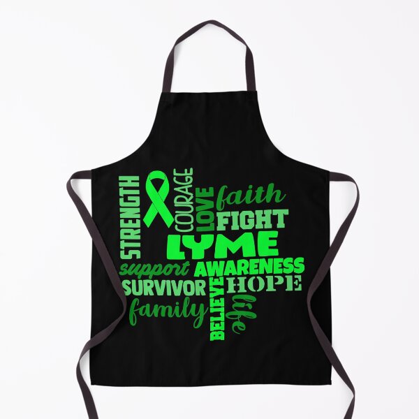 Item preview, Lyme Awareness - Strength Courage Faith Hope Love Fight Support Survivor Family Life Believe designed and sold by Hilten.