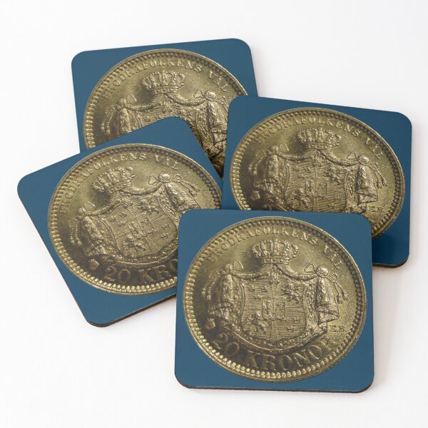 Item preview, Swedish 20 kroner gold coin of the Scandinavian Monetary Union designed and sold by Zanimations.