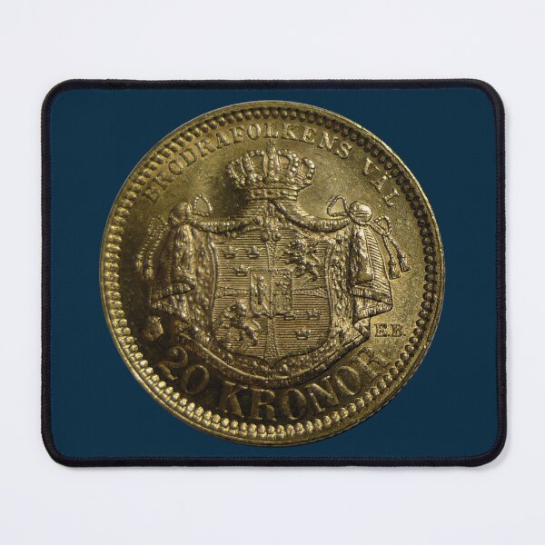 Item preview, Swedish 20 kroner gold coin of the Scandinavian Monetary Union designed and sold by Zanimations.