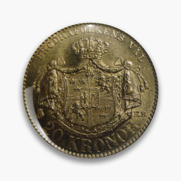 Item preview, Swedish 20 kroner gold coin of the Scandinavian Monetary Union designed and sold by Zanimations.