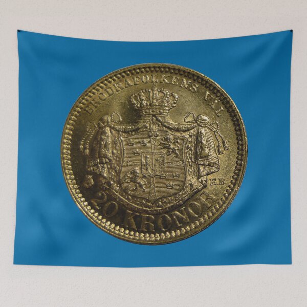 Item preview, Swedish 20 kroner gold coin of the Scandinavian Monetary Union designed and sold by Zanimations.