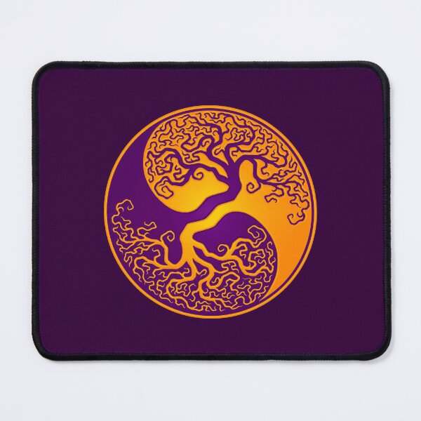 Item preview, Purple and Yellow Tree of Life Yin Yang designed and sold by JeffBartels.