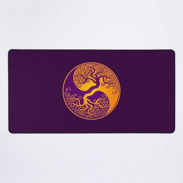Item preview, Purple and Yellow Tree of Life Yin Yang designed and sold by JeffBartels.