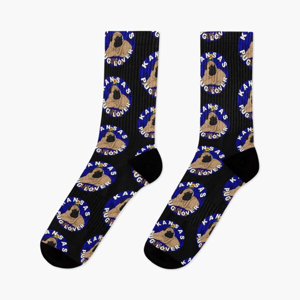Item preview, Kansas pug lover, flag artistic style 2 dog designed and sold by SamRVstore.