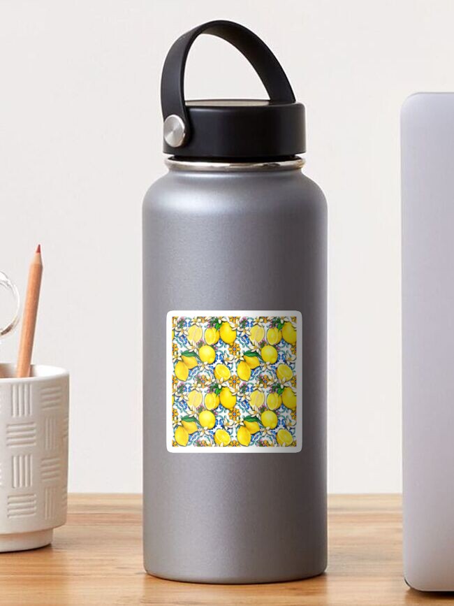 13059 Tile Stickers-Tile Sheet-Furniture sticker-Mediterranean-Lemon-limonum 