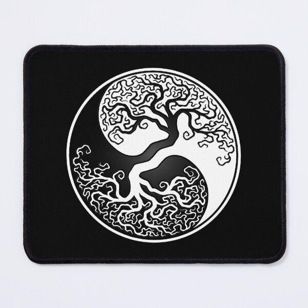 Item preview, White and Black Tree of Life Yin Yang designed and sold by JeffBartels.