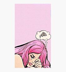 Thinkin' About Pizza Aesthetic Photographic Print