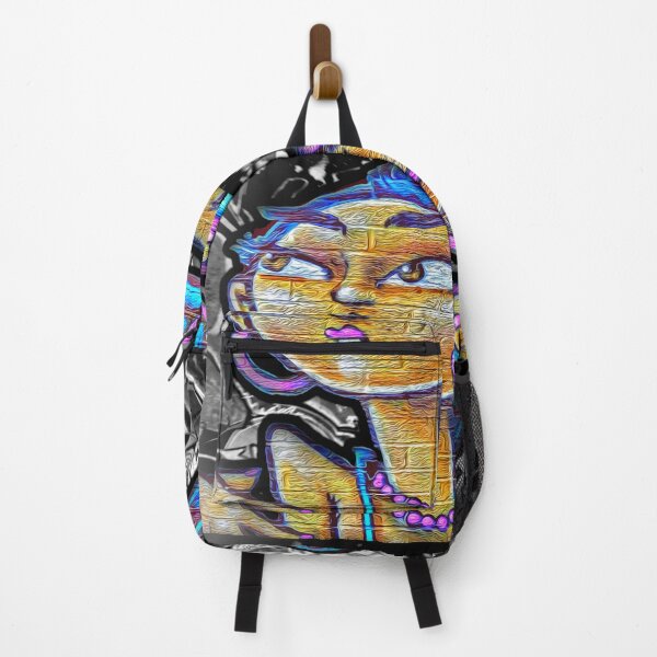 Item preview, Graffiti Street Art of Girl with Purple Jewelry designed and sold by RyanCaudell.
