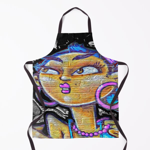 Item preview, Graffiti Street Art of Girl with Purple Jewelry designed and sold by RyanCaudell.