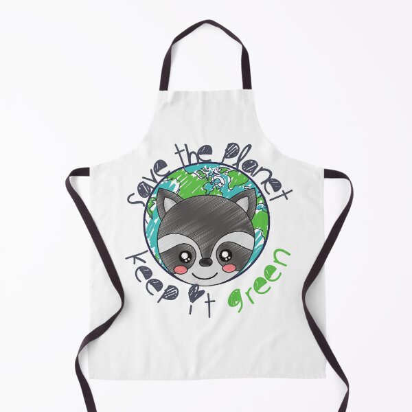 Item preview, Save The Planet Keep It Green Raccoon Earth designed and sold by TheWildFlix.