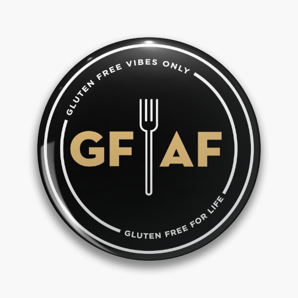 Item preview, Gluten Free Vibes, Gluten Free AF designed and sold by StudioKDesign.