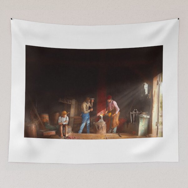 Item preview, Blacksmith - The apprenticeship 1897 designed and sold by Mike Savad Photography.