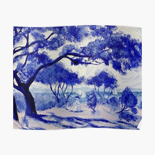 Blue Porcelain (Noirmoutier after Renoir) Poster