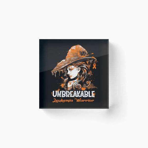 Item preview, Halloween Leukemia Warrior Unbreakable designed and sold by tenjun16.