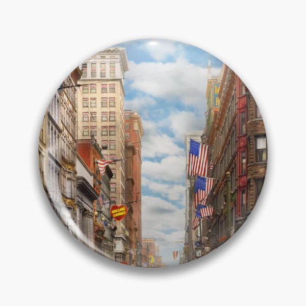 Item preview, City - Cincinnati, OH - Fourth and Race St 1908 designed and sold by Mike Savad Photography.