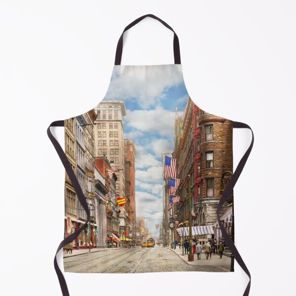 Item preview, City - Cincinnati, OH - Fourth and Race St 1908 designed and sold by Mike Savad Photography.