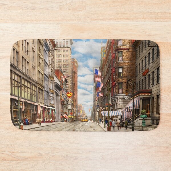 Item preview, City - Cincinnati, OH - Fourth and Race St 1908 designed and sold by Mike Savad Photography.