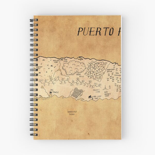 Item preview, Puerto Rico as a fantasy map designed and sold by aldayuan.