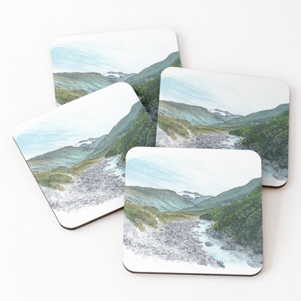 Item preview, Matukituki West Branch Watercolour designed and sold by Tom Napper Design.