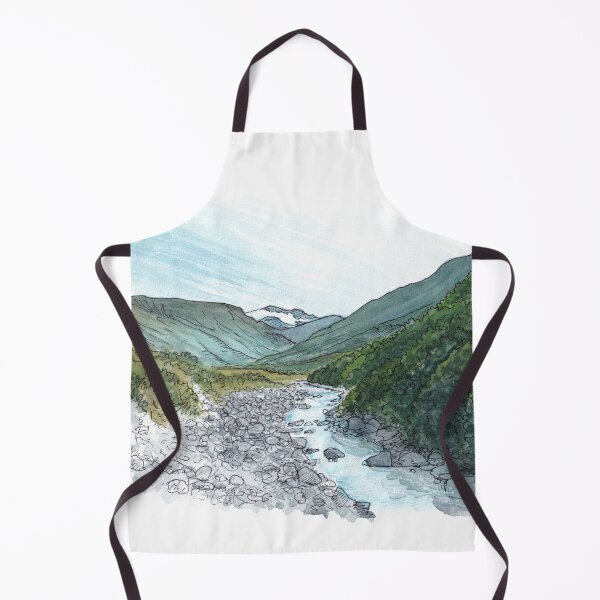 Item preview, Matukituki West Branch Watercolour designed and sold by Tom Napper Design.