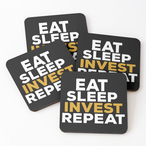 Item preview, Eat Sleep Invest Repeat designed and sold by shopBrando.