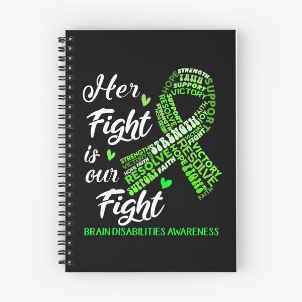 Item preview, Brain Disabilities Warrior, Her Fight is our Fight Brain Disabilities Awareness designed and sold by Greggwillard.