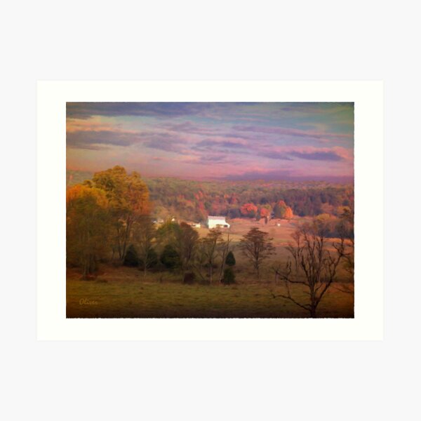 Up On Crooked Run Road Art Print