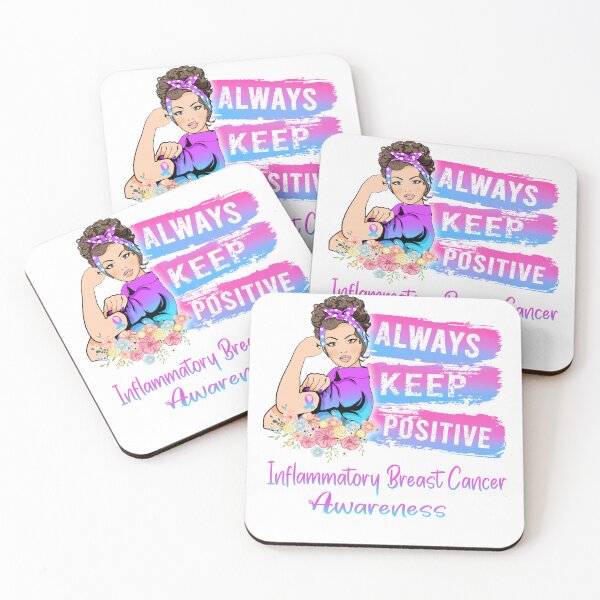 Item preview, Always Keep Positive Inflammatory Breast Cancer Awareness designed and sold by Sabfit.