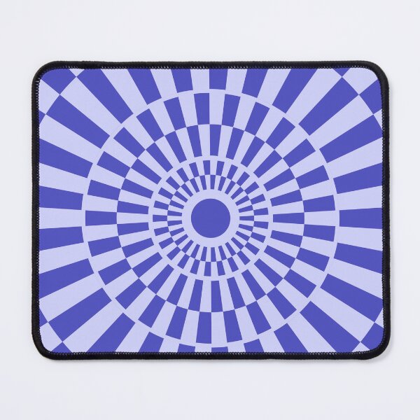 Item preview, Abstract baby blue and violet kaleidoscop pattern designed and sold by Thegentleshop.