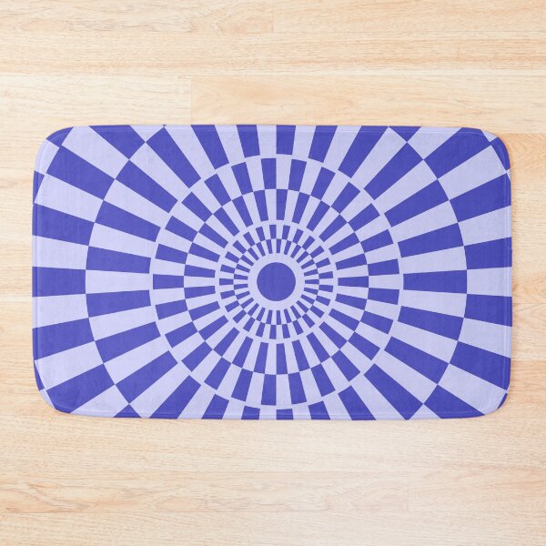 Item preview, Abstract baby blue and violet kaleidoscop pattern designed and sold by Thegentleshop.