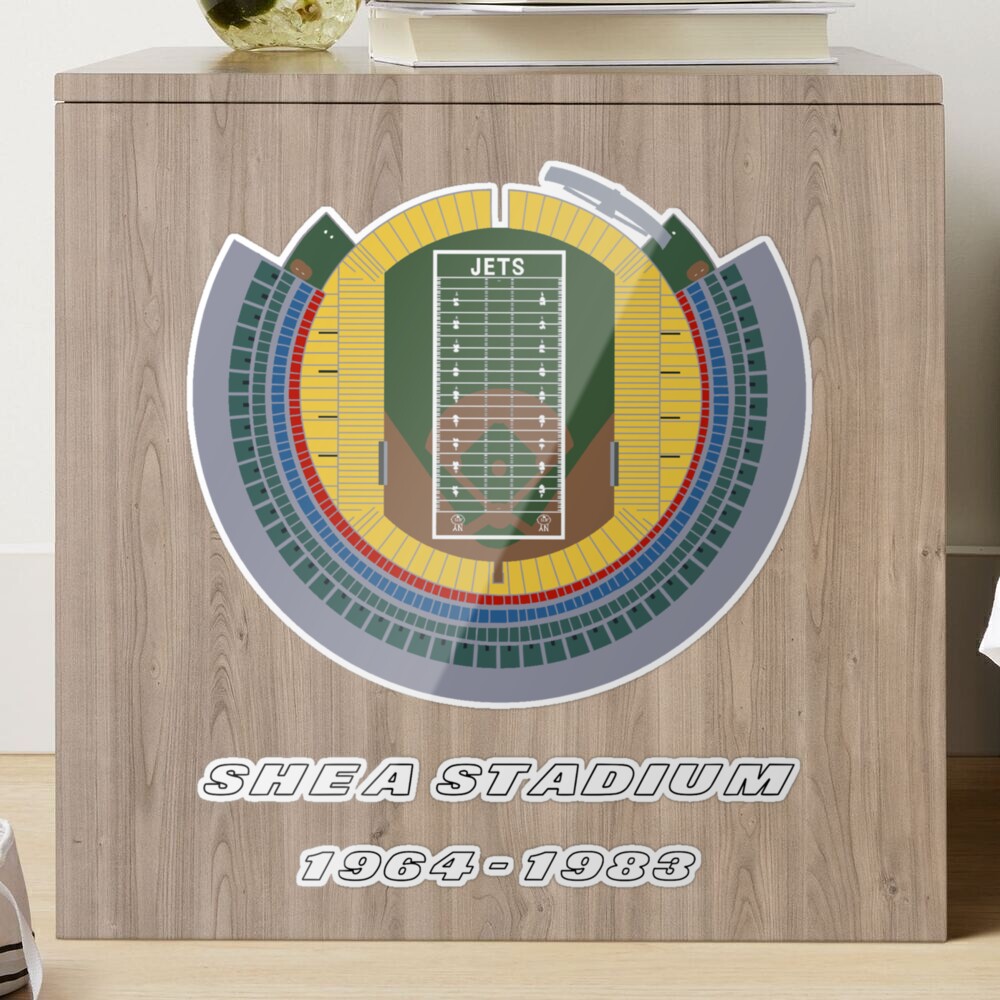 Jets Shea Stadium Overview (SHEA STADIUM) Sticker for Sale by  GangGreenGear