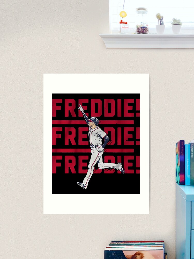 Freddie Freeman Jersey Sticker Sticker for Sale by clamayi2