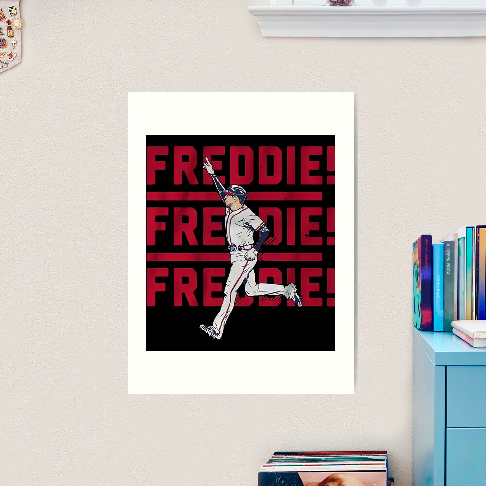 Freddie Freeman in Action Sticker for Sale by DadSports