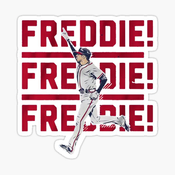 Freddie Freeman Jersey Sticker Art Print for Sale by clamayi2