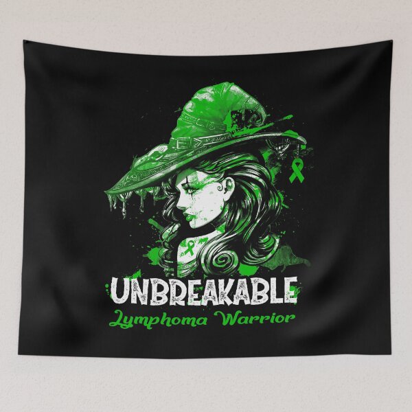 Item preview, Halloween Lymphoma Warrior Unbreakable designed and sold by tenjun16.