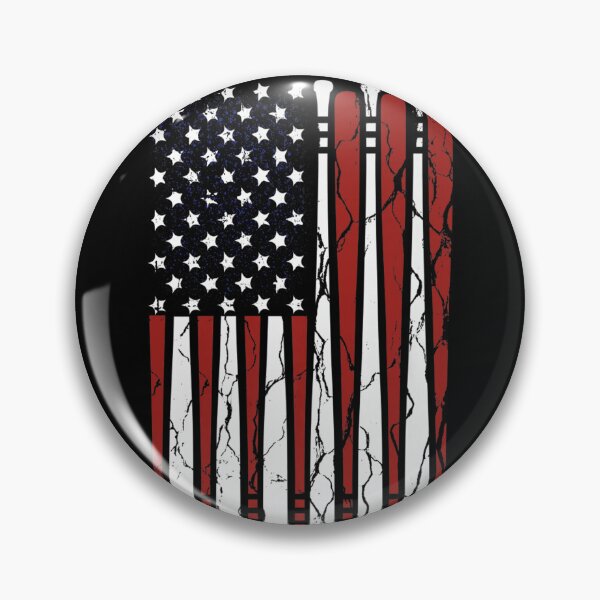 Item preview, Vintage American Flag Baseball Men Boys Apparel Dad 4th July designed and sold by RichardxBen.