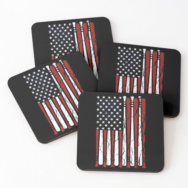 Item preview, Vintage American Flag Baseball Men Boys Apparel Dad 4th July designed and sold by RichardxBen.