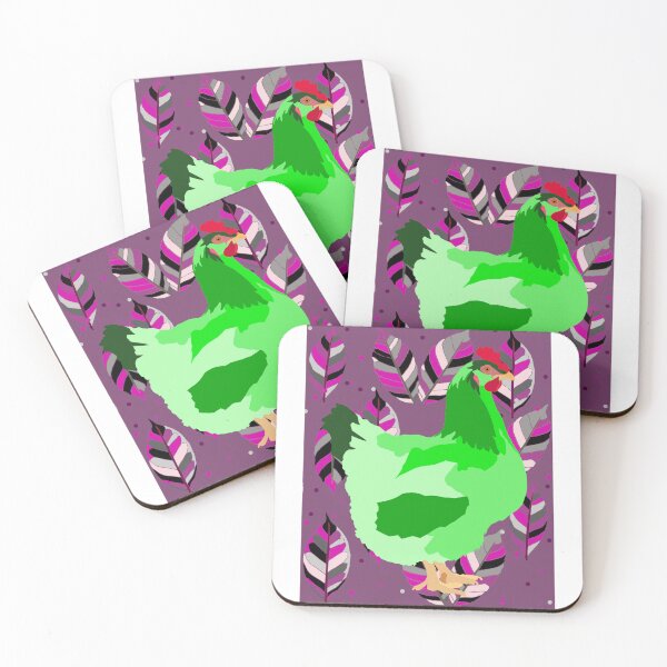 Item preview, Green Chicken - Pattern designed and sold by Katexdes.
