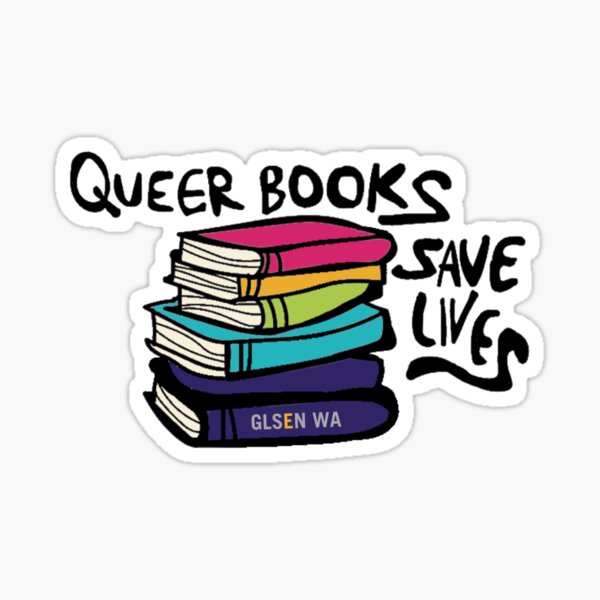 Queer Books-Color Sticker