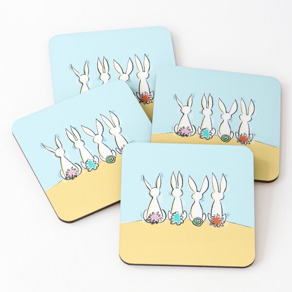 Item preview, Four Bunnies in a Row designed and sold by Dani Vittz.