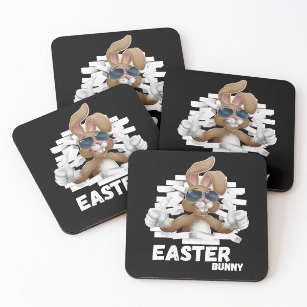 Item preview, Cool Easter Bunny white designed and sold by SarcasticRow.