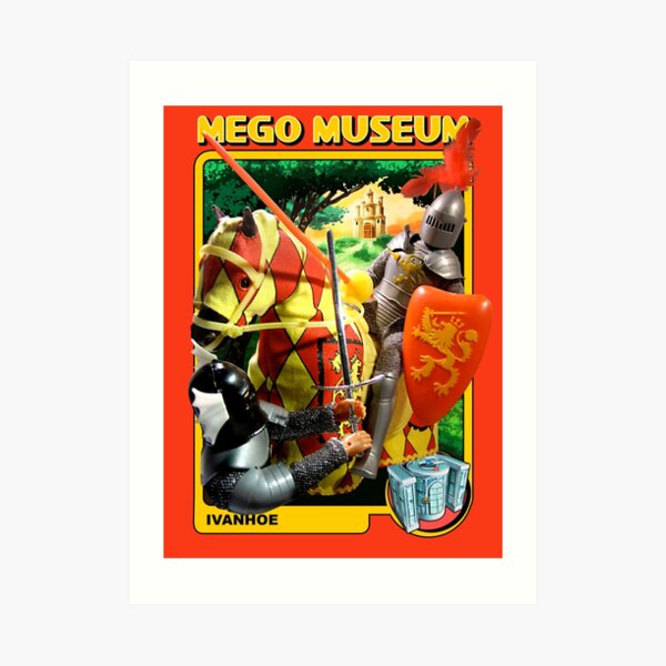 Mego Ivanho Artwork SuperKnights MegoMuseum Art Print