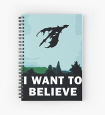 I Want To Believe... In Dragons Spiral Notebook