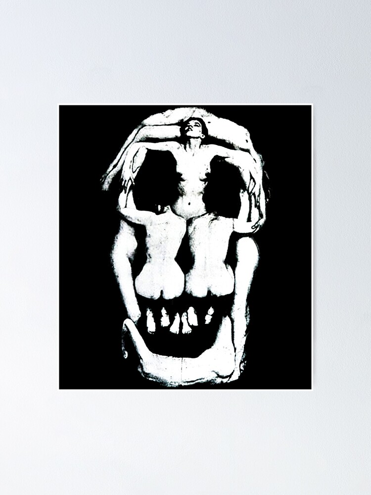 Salvador Dali Nude Skull The Silence Of The Lambs Poster By Migueldon Redbubble